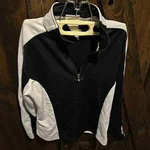 Black and White Spyder Quarter Zip, Children’s Size Medium?